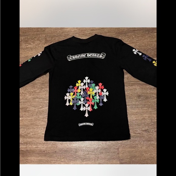 Chrome Hearts | Shirts | Chrome Hearts Kids Multicolor Cross Long